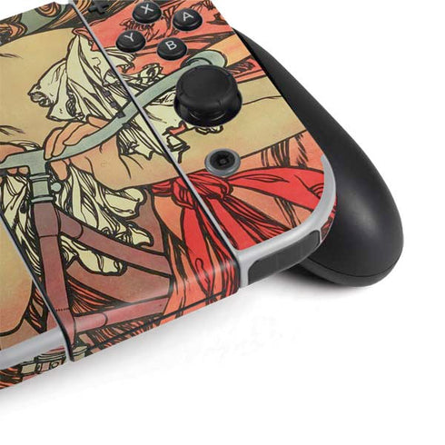 Alphonse Mucha Cycles Perfecta Nintendo Switch OLED (2021) Skin